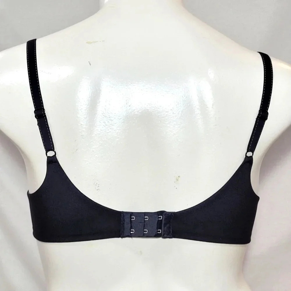 32B Maidenform 9402 Comfort‎ Devotion Demi UW Bra Black NWT - Picture 3 of 4